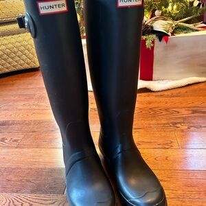 Hunter Black Rain Boots